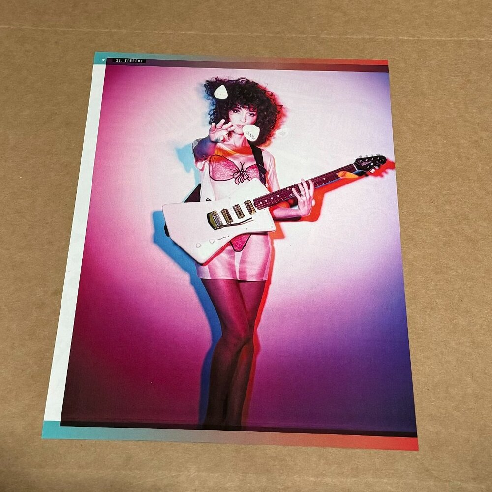 St. Vincent - Annie Clark - Music Print Ad Photo - 2017